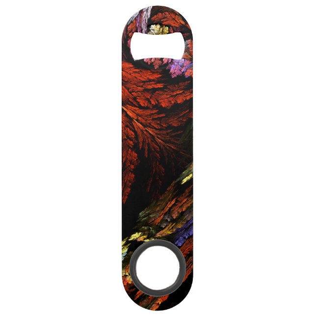 Colour Harmony Abstract Art Bar Key (Front)