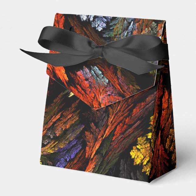 Colour Harmony Abstract Art Favor Box (Front Side)