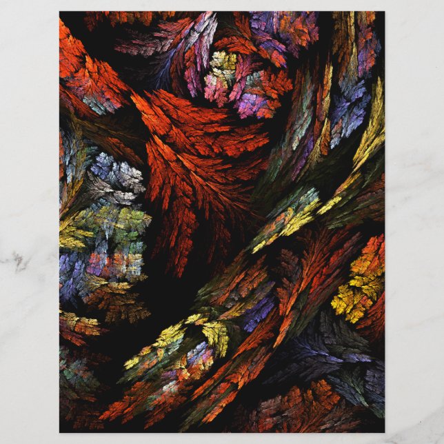 Colour Harmony Abstract Art Flyer (Front)