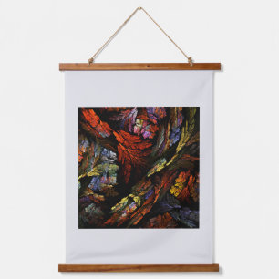 Colour Harmony Abstract Art Hanging Tapestry
