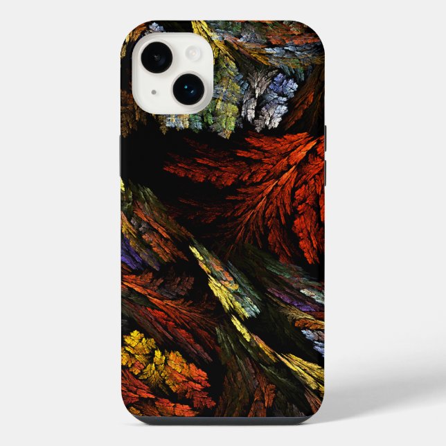Colour Harmony Abstract Art iPhone Case (Back)