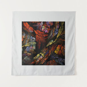 Colour Harmony Abstract Art Tapestry