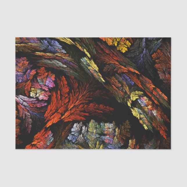 Colour Harmony Abstract Art Tissue Paper (Front)