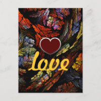 Colour Harmony Love Postcard