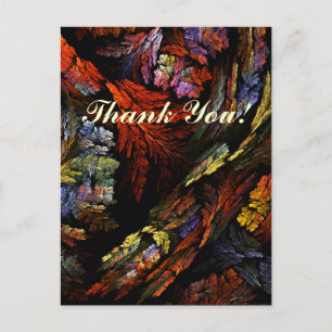 Colour Harmony Thank You Postcard