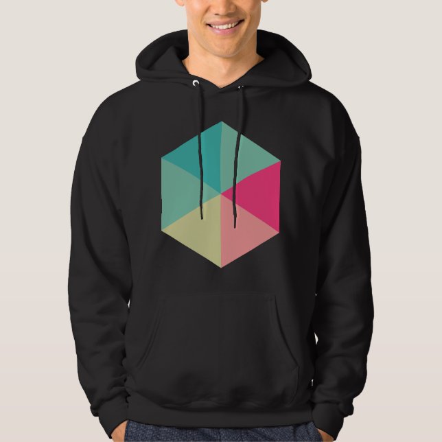 Colour Hexagon 02 Hoodie (Front)
