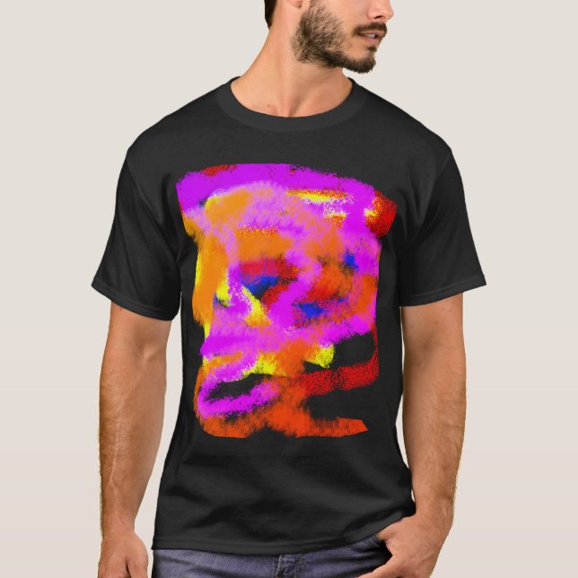 Colour Ideas abstract mind stress T-Shirt (Front)