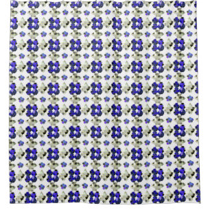 Colour Illustration Fancy shapes, Grey and Blue