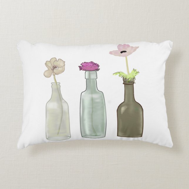 colour illustrations decorative pillow (Front)