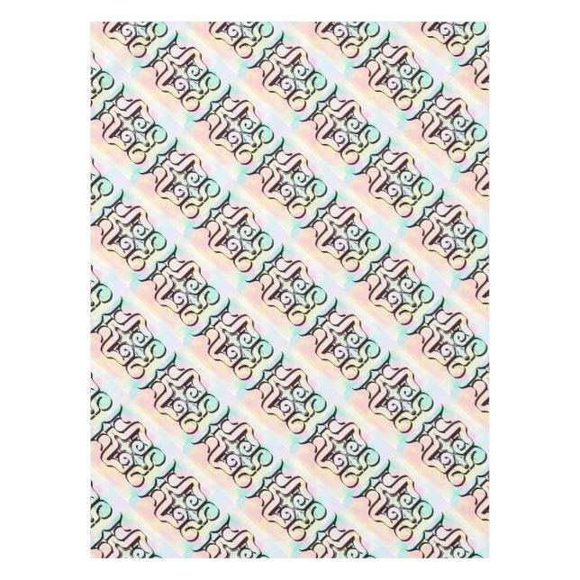 colour illustrations tablecloth (Front)