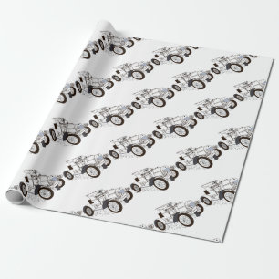 colour illustrations wrapping paper
