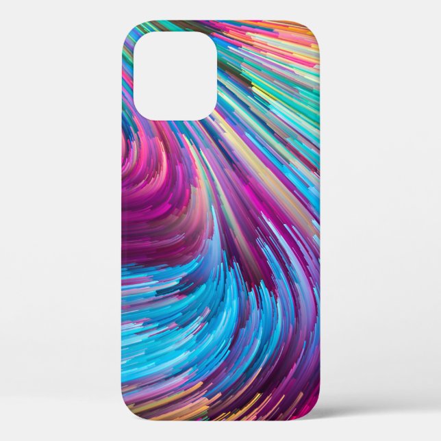 Colour In Motion series. Background design of liqu Case-Mate iPhone Case (Back)