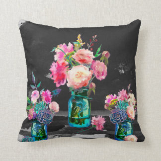 Colour in the Dark, two sided throw pillow