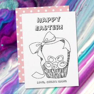 Colour it Happy Easter Basket