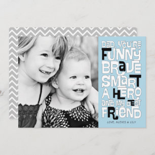 Colour it in Dad Father's Day Card