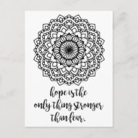 Colour It! Mandala Inspiration Postcard
