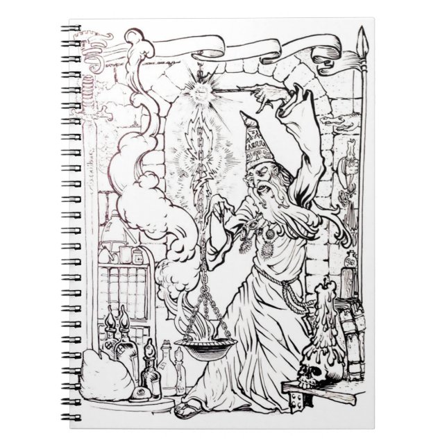 Colour It! The Wizard Notebook (Front)