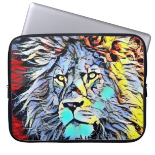 colour kick - lion king laptop sleeve