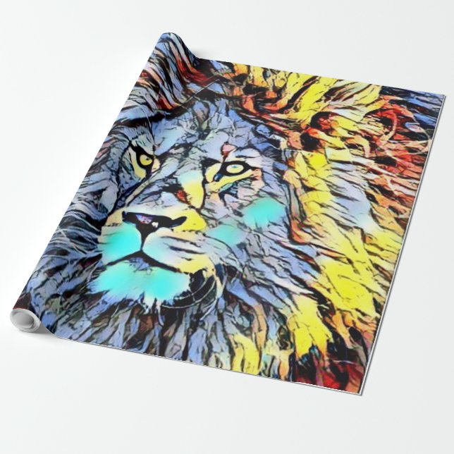 colour kick - lion king wrapping paper (Unrolled)