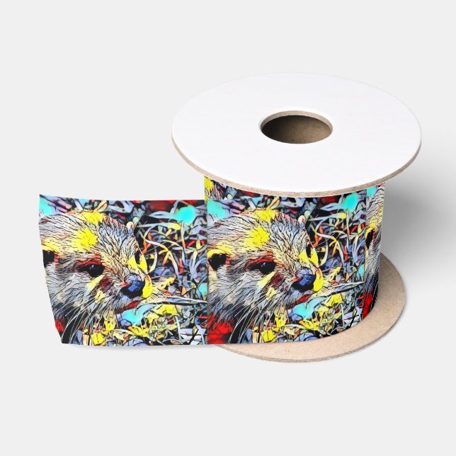 Colour Kick - Otter Satin Ribbon (Spool)