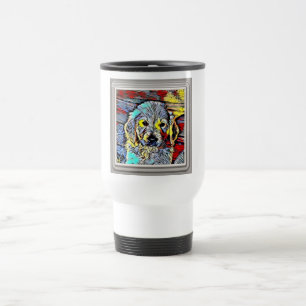 Colour Kick - Puppy Travel Mug