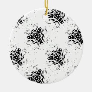 Colour Latest Custom TextLogo Ceramic Ornament