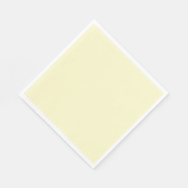 colour lemon chiffon napkin (Corner)