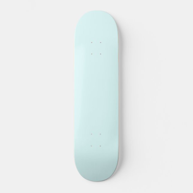 colour light cyan skateboard (Front)