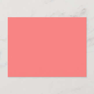 colour light red postcard