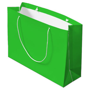 colour lime green large gift bag