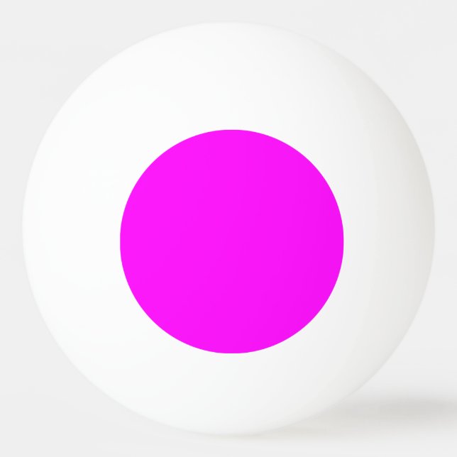 colour magenta ping pong ball (Back)