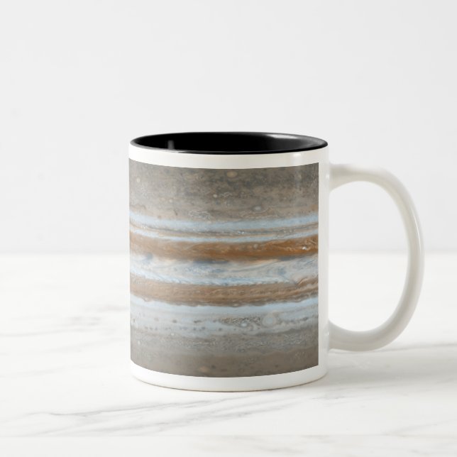 Colour map of Jupiter 2 Two-Tone Coffee Mug (Right)