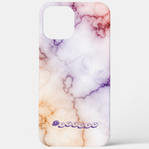 Colour Marble Pattern Personalization iPhone 12 Pro Max Case