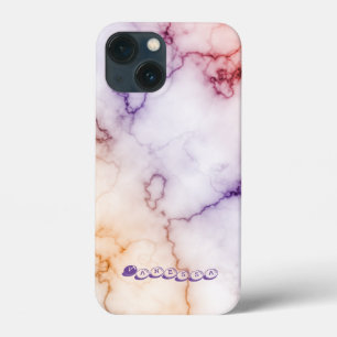 Colour Marble Pattern Personalization iPhone 13 Mini Case