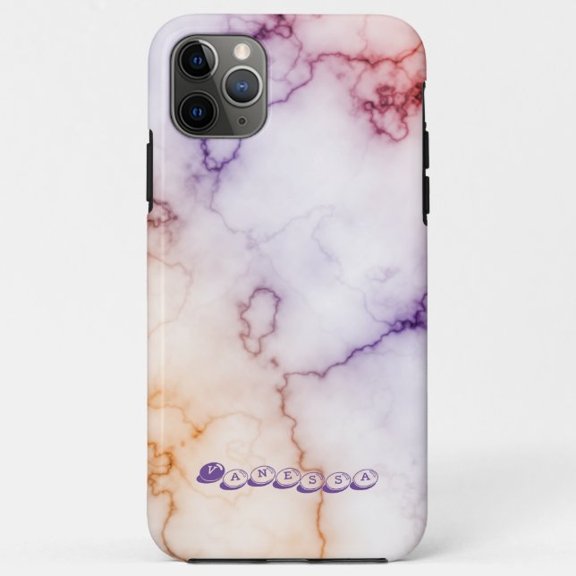 Colour Marble Pattern Personalization Case-Mate iPhone Case (Back)