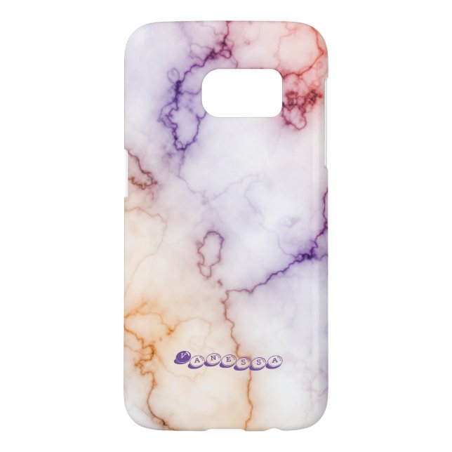 Colour Marble Pattern Personalization Case-Mate Samsung Galaxy Case (Back)