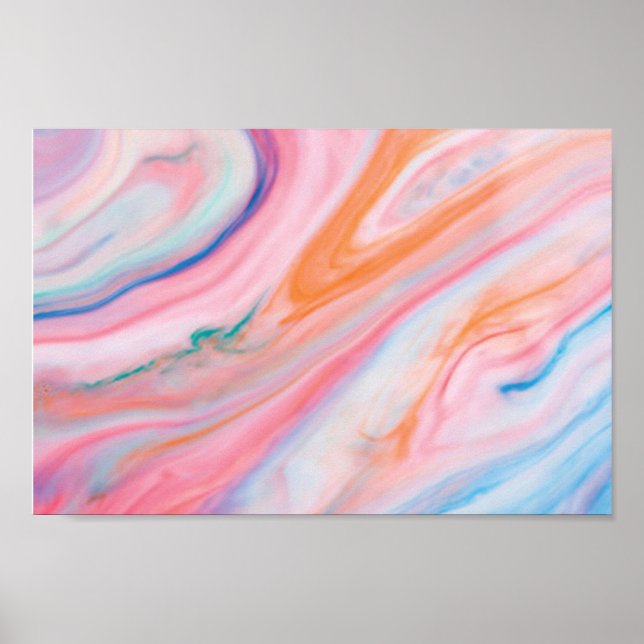 colour marble  Value Poster Paper (Matte) (Front)