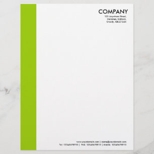 Colour Margin - Martian Green Letterhead