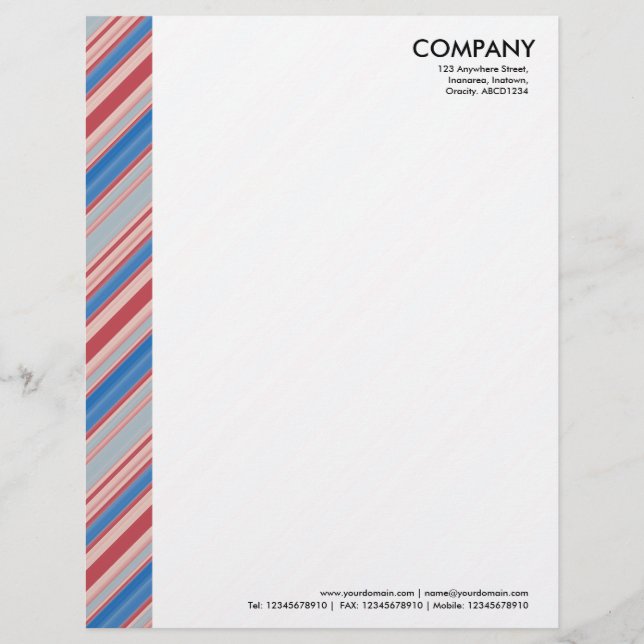 Colour Margin - Stripes 310515 (013) Letterhead (Front)