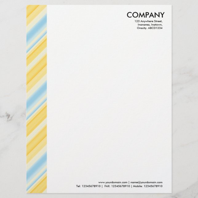 Colour Margin - Stripes 310515 (01) Letterhead (Front)