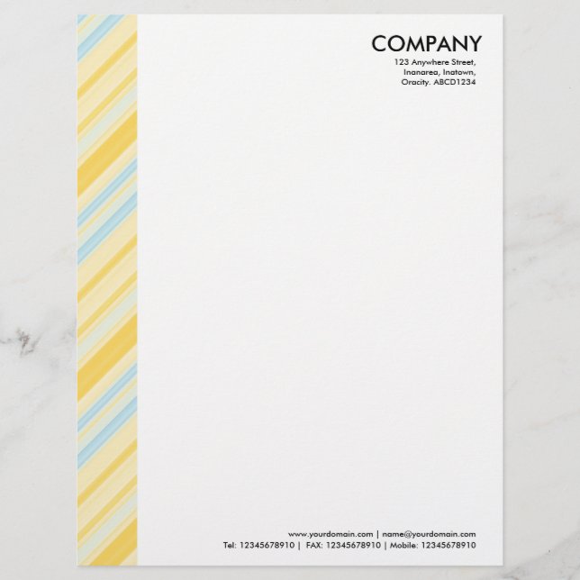 Colour Margin - Stripes 310515 (04) Letterhead (Front)