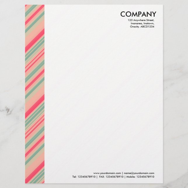Colour Margin - Stripes 310515 (06) Letterhead (Front)