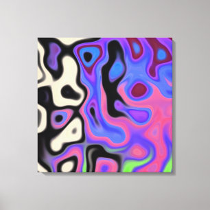Colour match groovy Abstract 4.4 Canvas Print