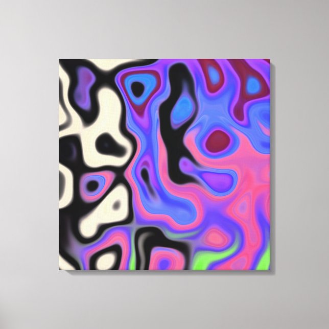 Colour match groovy  Abstract 4.4 Canvas Print (Front)