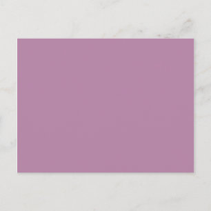 colour mauve postcard