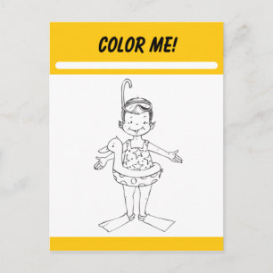 Colour Me Activity Card