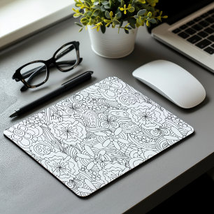 Colour Me In B4 Giving Posey•Custom Mouse Pad
