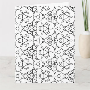 colour me kaleidoscope greeting card