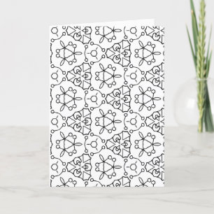 colour me kaleidoscope greeting card