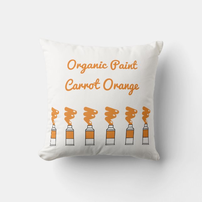 Colour Me More Throw Pillow (Front)